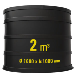 2 m³ Asit Tankı (1600 x 1000 mm)